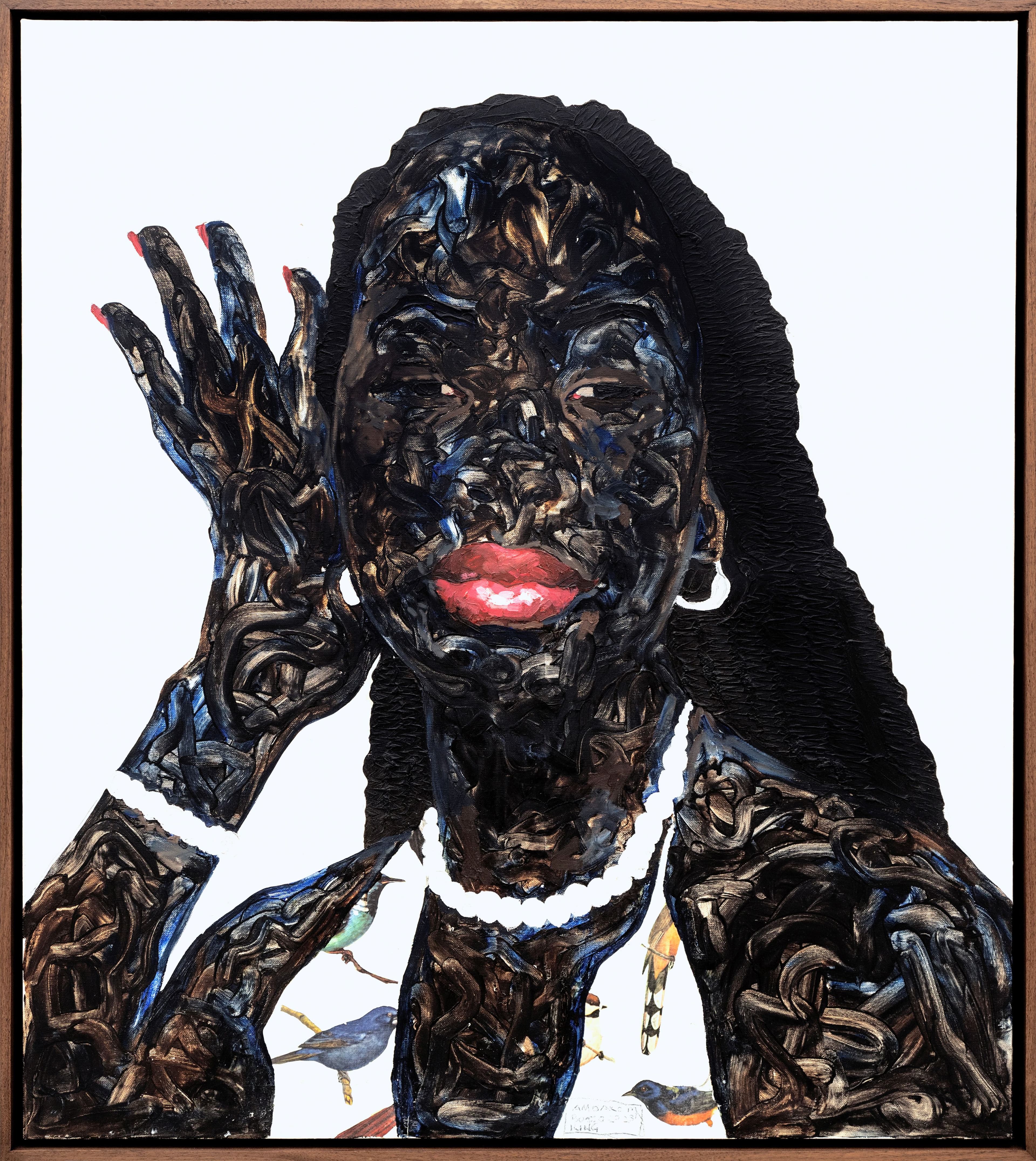 Amoako Boafo, ,White Pearls,, 2023