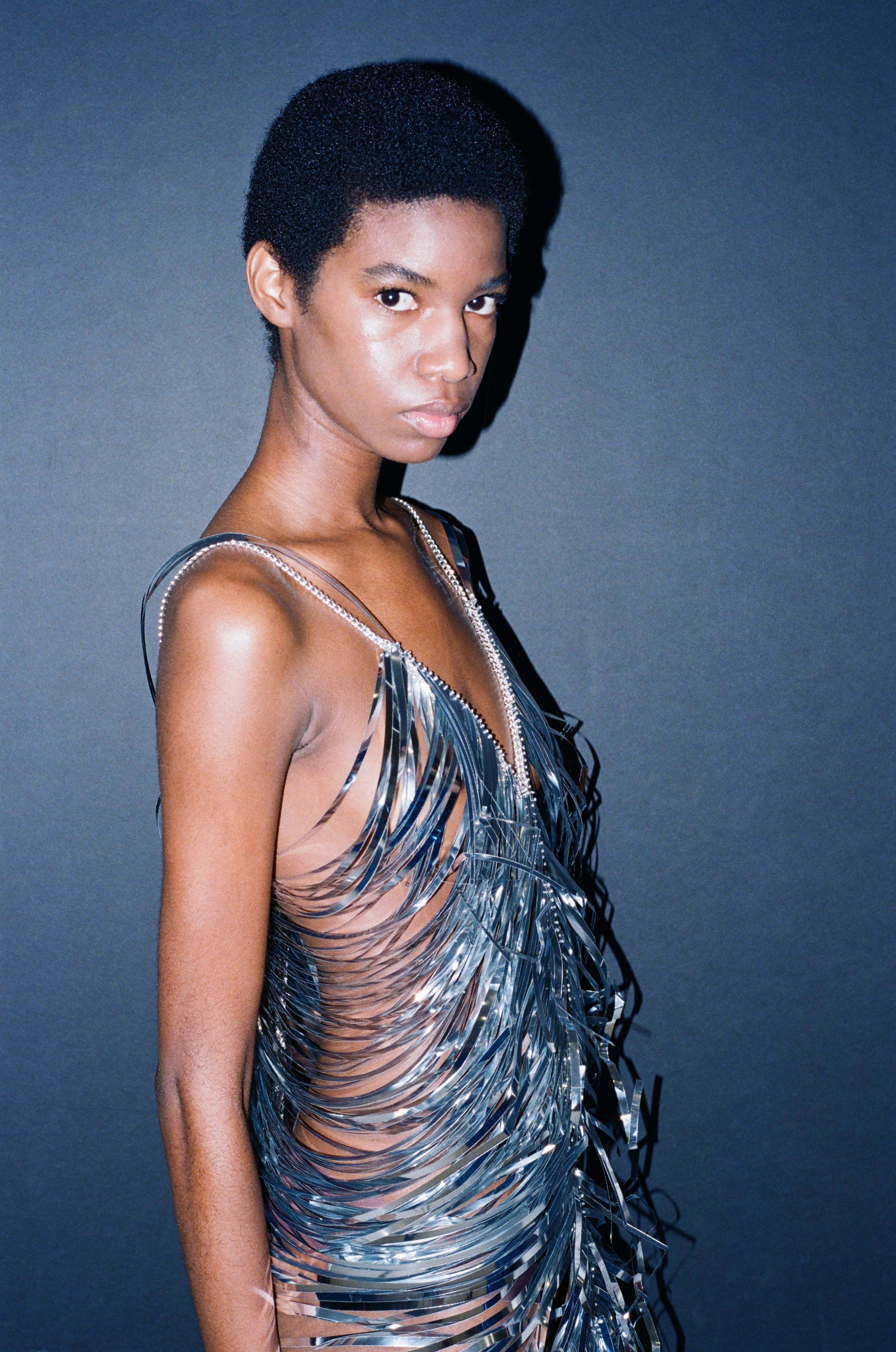 Backstage at Area’s Spring 2027 fashion show