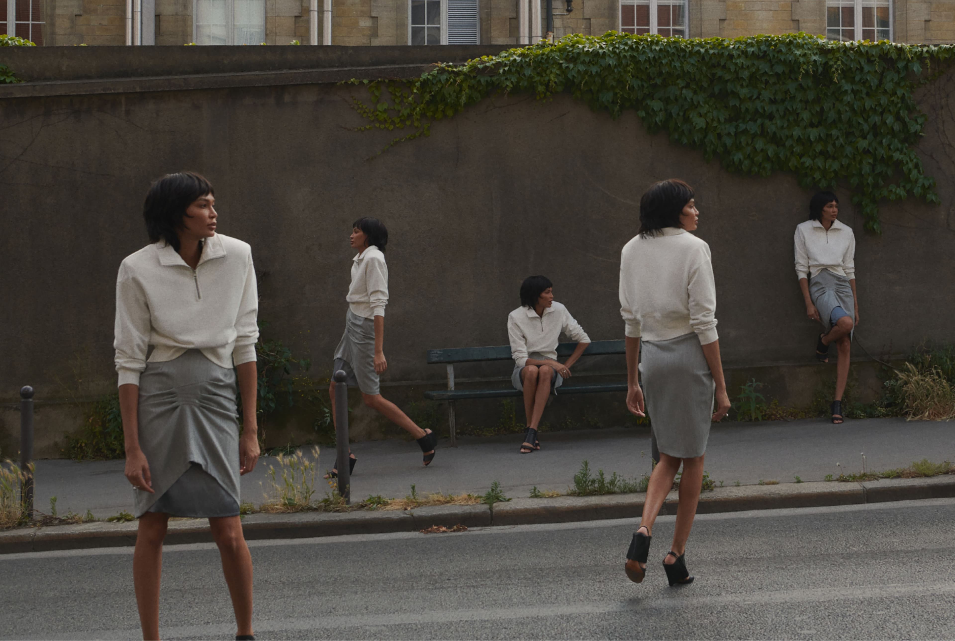 All CLOTHING by ,Luar., Vintage SHOES by ,Maison Martin Margiela.