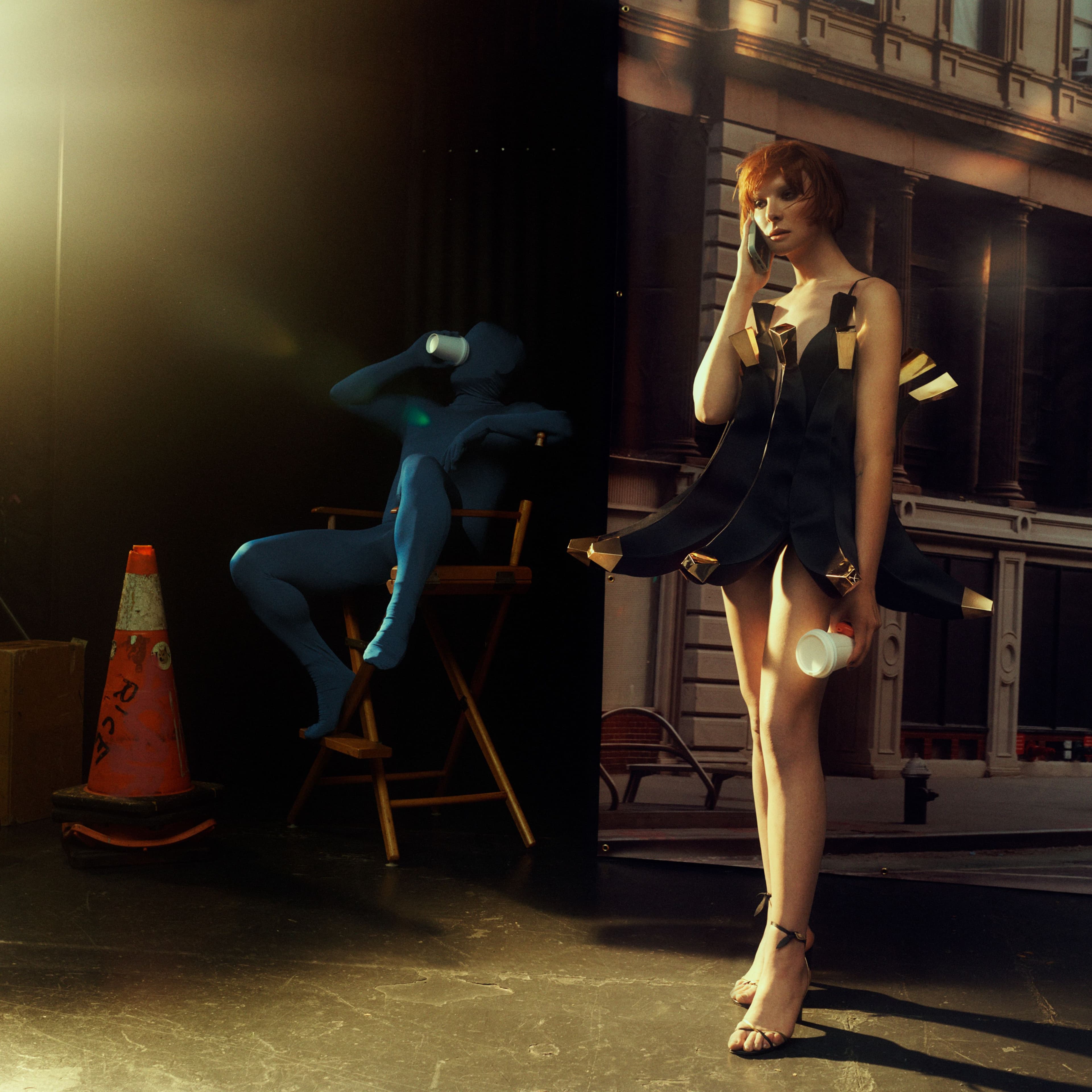 Dress by Area. Shoes by Maryam Nassir Zadeh.