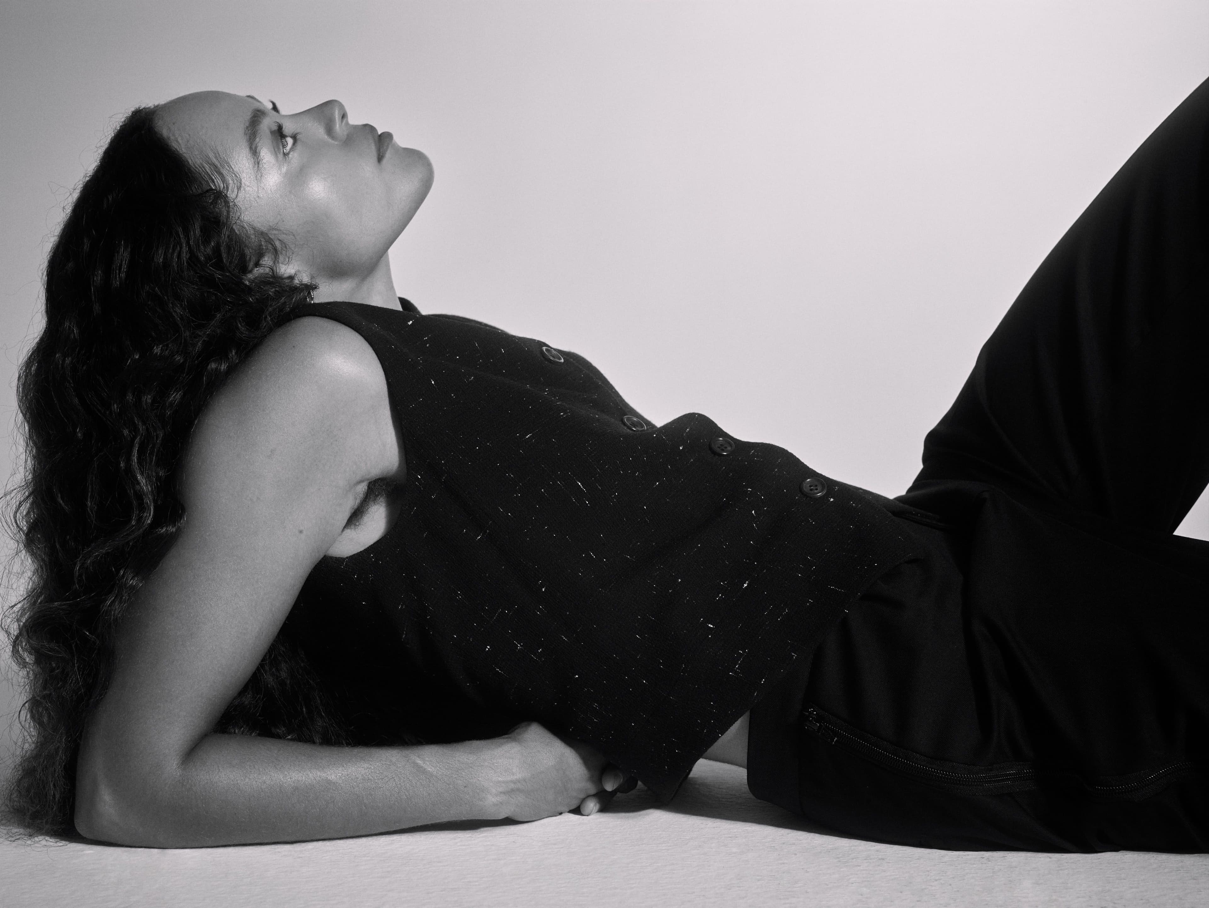 Vintage vest by Jil Sander. Vintage pants by Raf Simons.