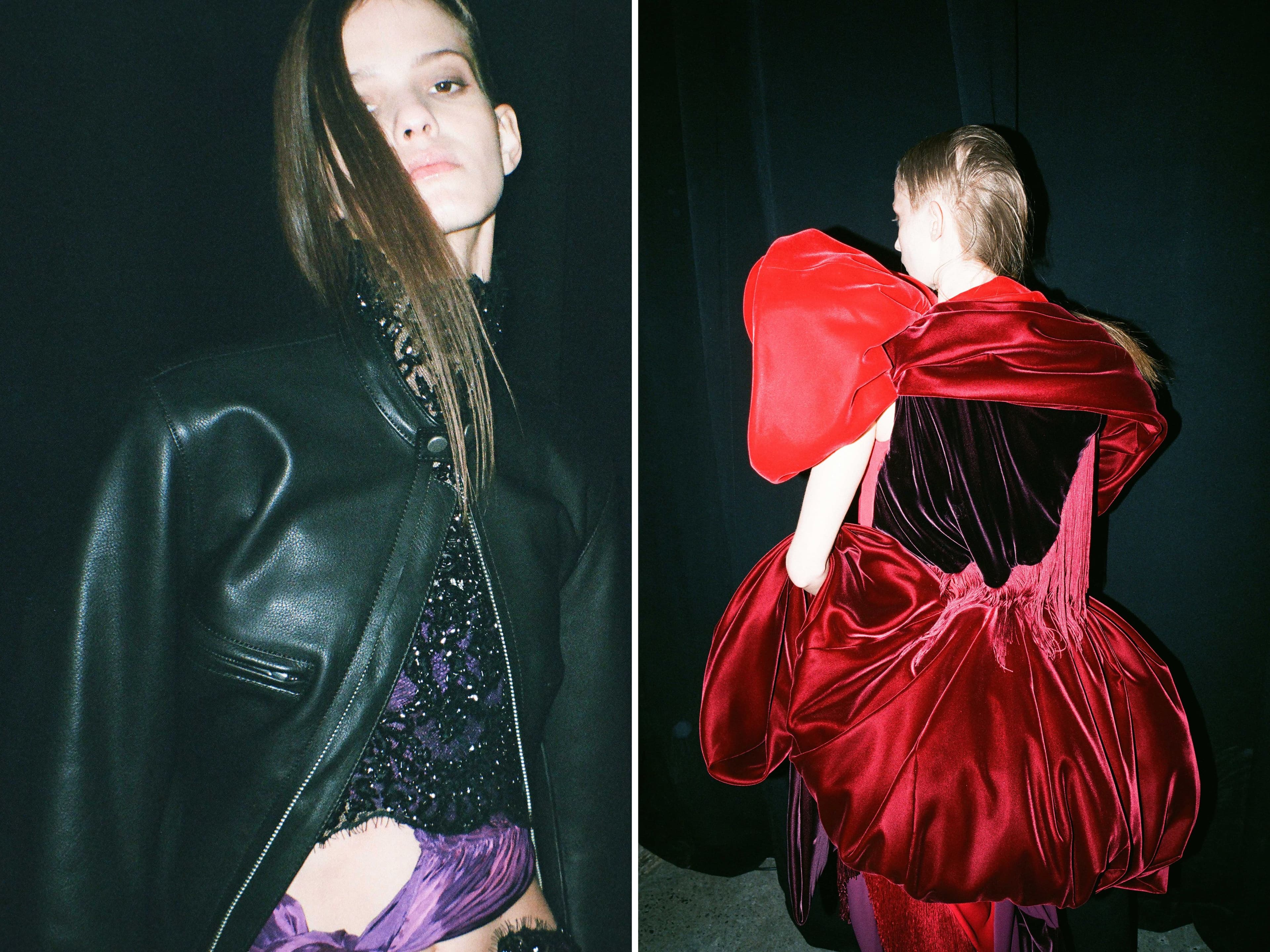 Backstage at Area’s Fall 2026 Show