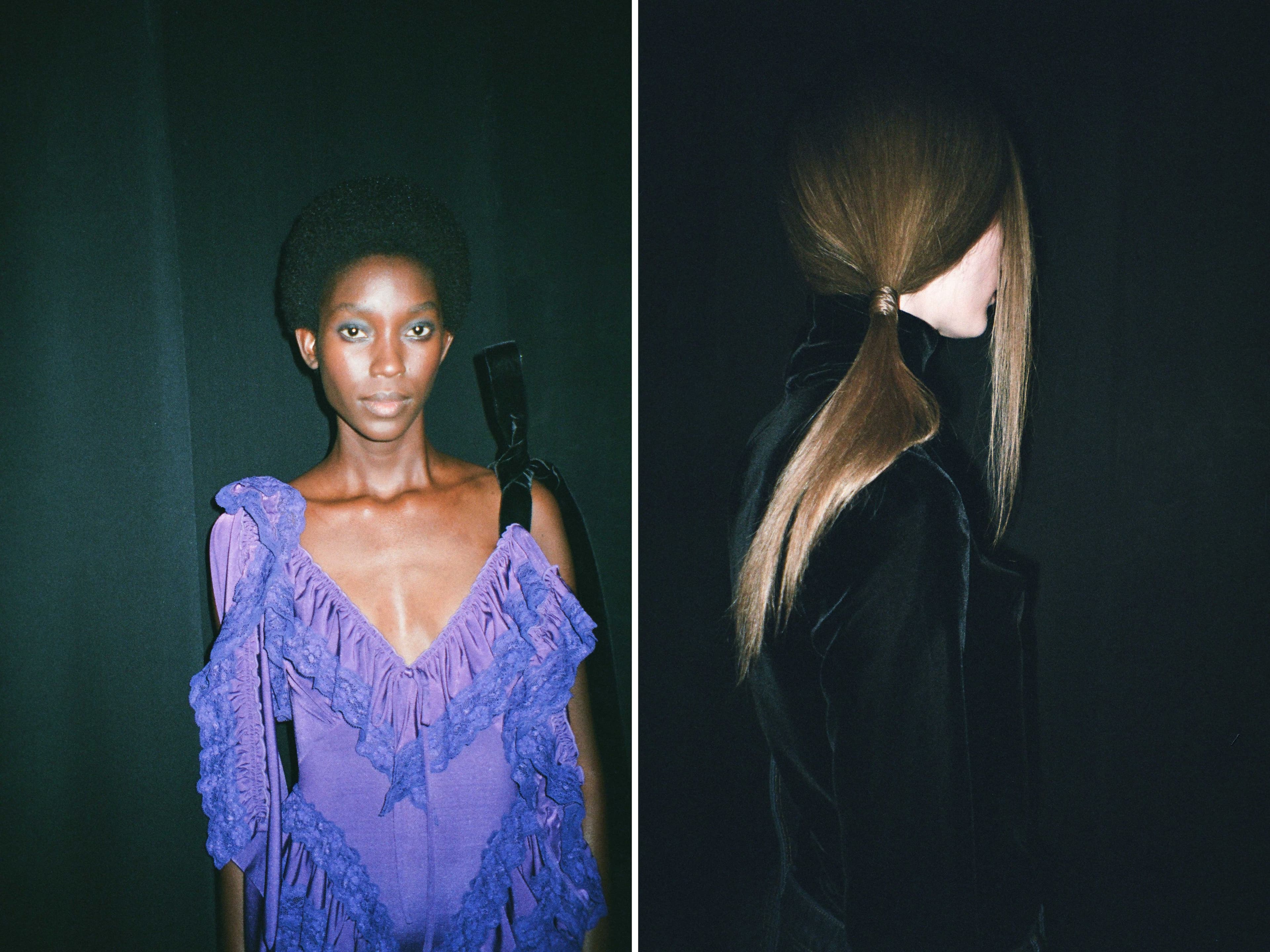 Backstage at Area’s Fall 2026 Show