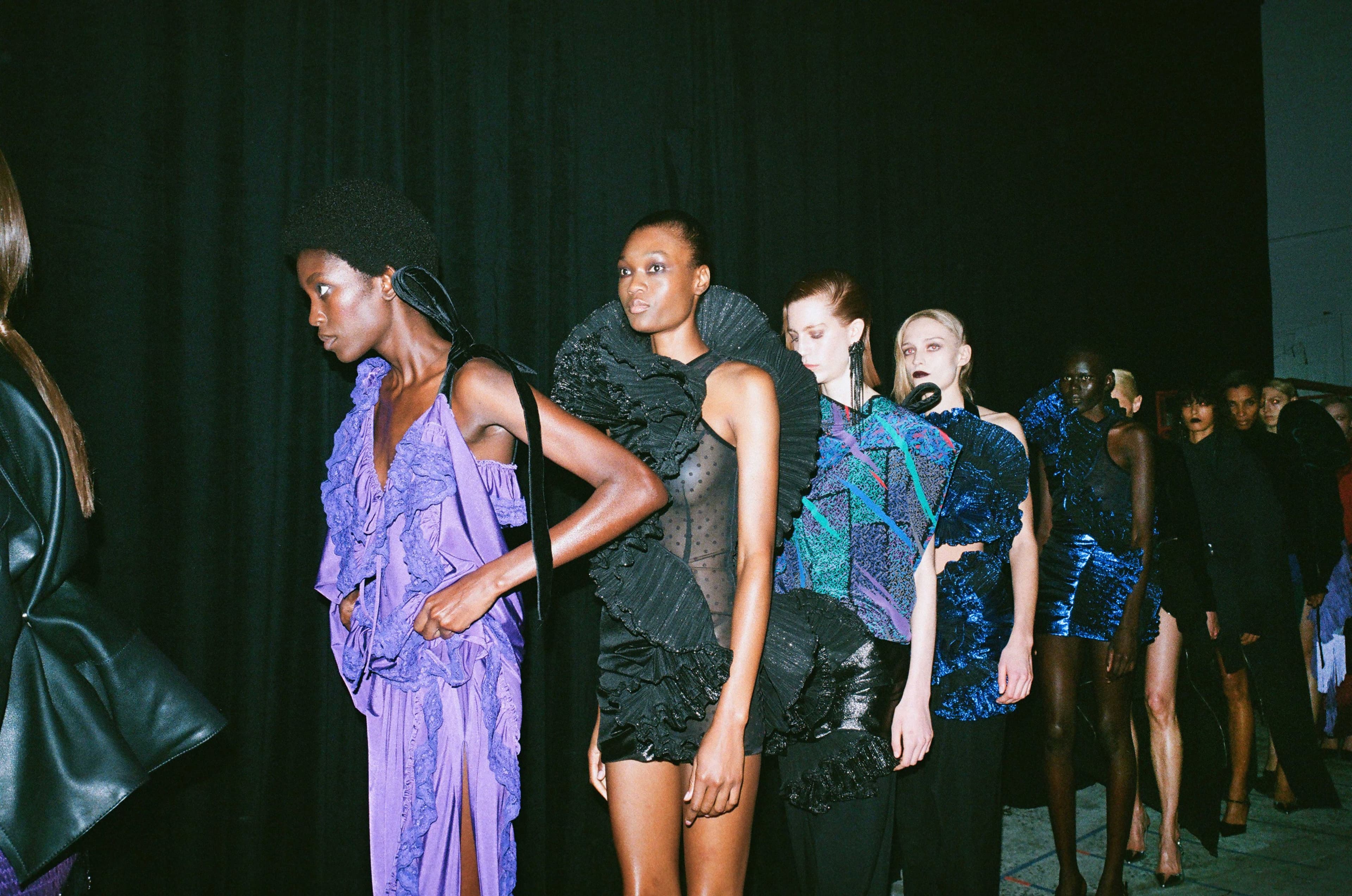 Backstage at Area’s Fall 2026 Show