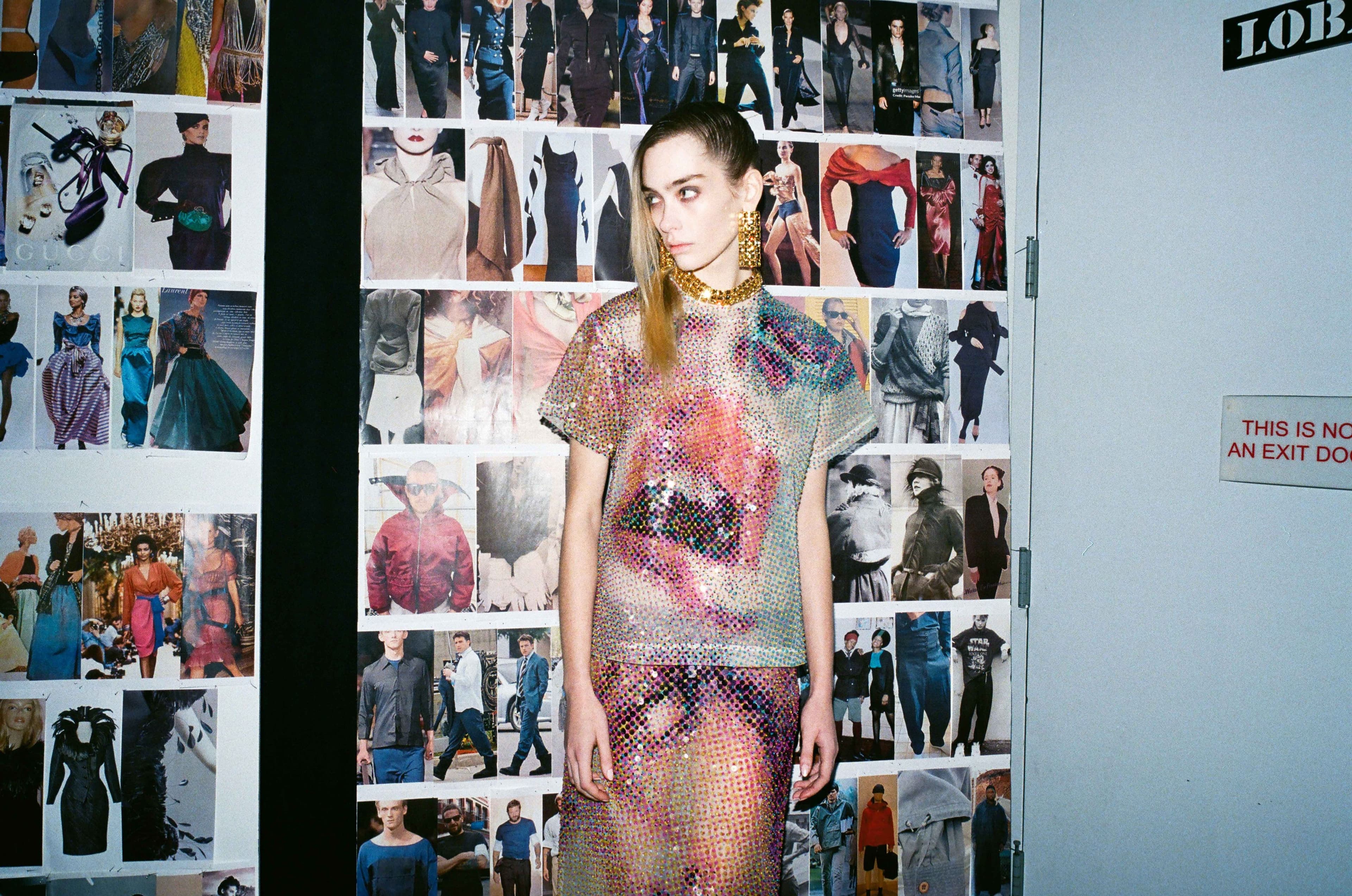 Backstage at Area’s Fall 2026 Show